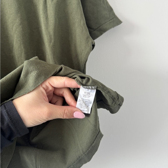 NILI LOTAN Brady Khaki Green Tee M - Picture 5 of 5